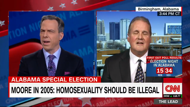 Roy Moore's Campaign Spokesman Literally Had No Answer When CNN's Jake Tapper Asked Him a Very Simple Question