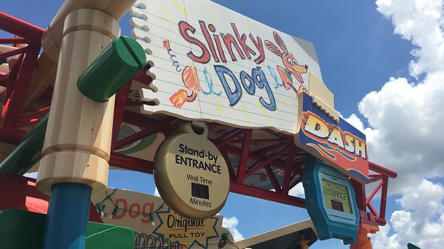 Watch Us Ride the Slinky Dog Dash Roller Coaster at Disney's Toy Story Land