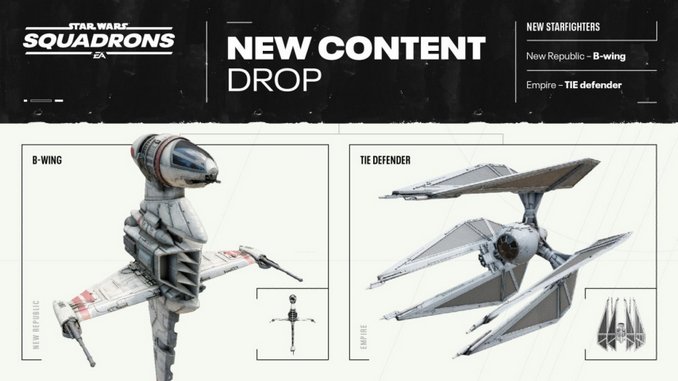 <I>Star Wars: Squadrons</I> Will Add Two Starfighters, New Content in Dual Updates