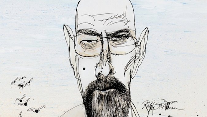 Ralph Steadman <i>Breaking Bad</i> Blu-ray Covers are Just as Cool as You Expected