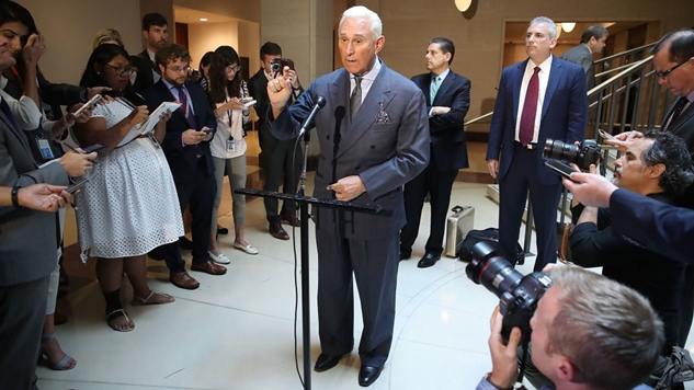 Trump Adviser Roger Stone Brags About Communicating with Julian Assange, Gets Caught