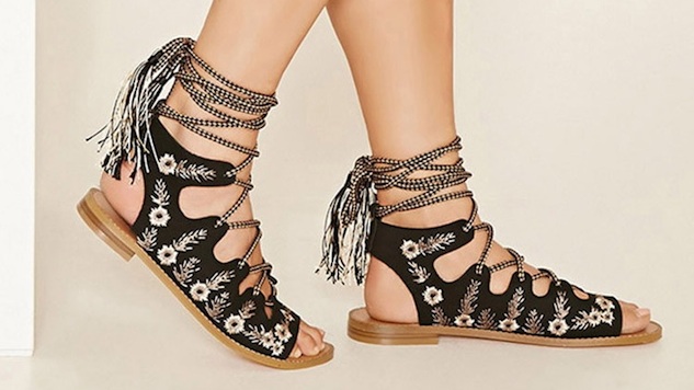 Walk into Summer with These Strappy Flat Sandals