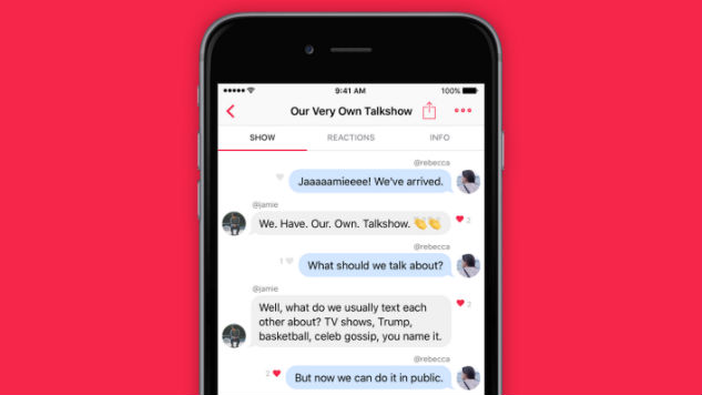 Talkshow App Review (iOS): Texting in Public