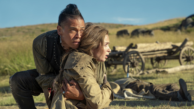 Emily Blunt and Chaske Spencer Discuss Survival and Connection in <i>The English</i>