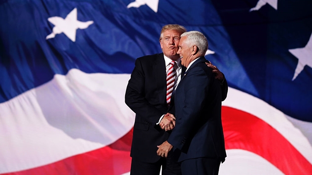 Trump Mocked Pence's Stance on LGBTQ Rights: "He Wants to Hang Them All!"