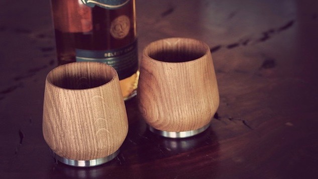 You Need This Sexy, Wood Whiskey Tumbler