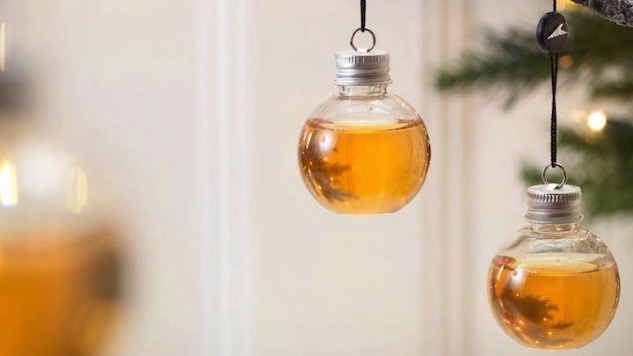 Your Tree Deserves These Whiskey-Filled Christmas Ornaments