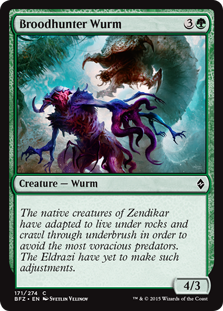 zendikar broodhunter wurm.png