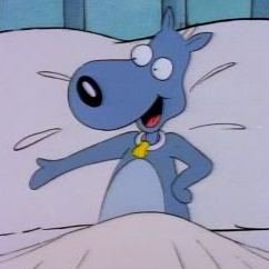 Blue deals cartoon dog