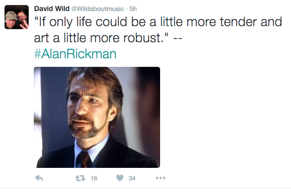 Celebrities Pay Tribute to Alan Rickman: A Gallery - Paste