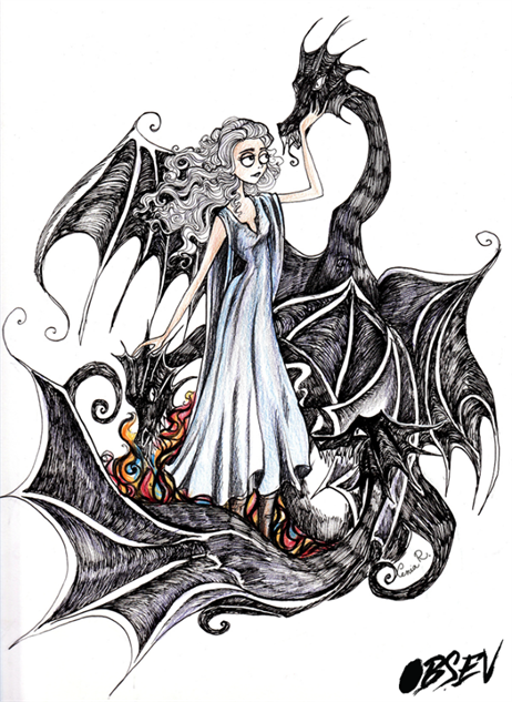 Artist Creates Oddly Beautiful Game of Thrones, Tim Burton 