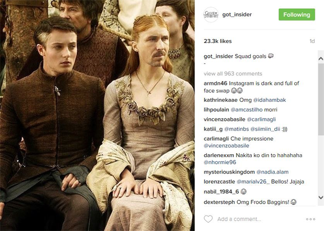 Instagram Binge A Week In Tv With Game Of Thrones Scream Queens