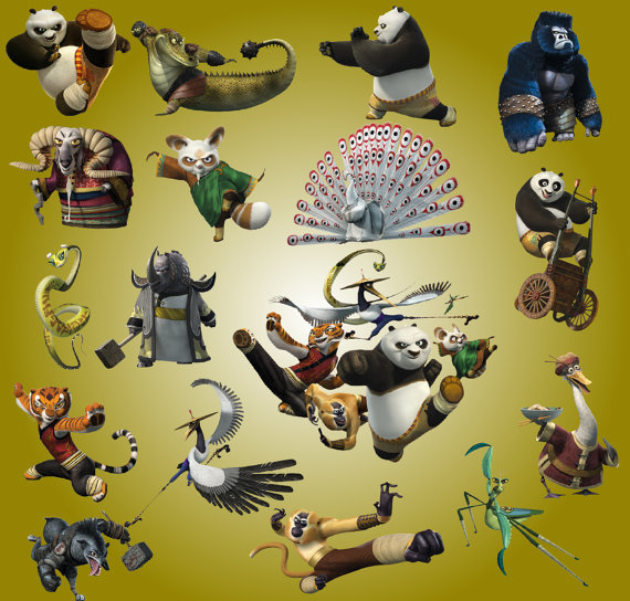 clipart kung fu panda - photo #47