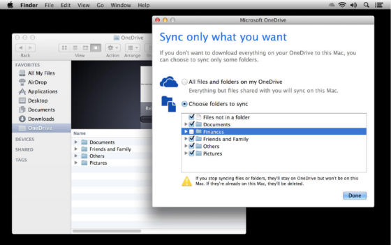 onedrive for mac email