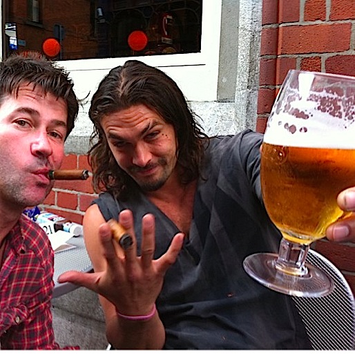 Jason Momoa  Drinking Beer :: Movies :: Galleries :: Paste