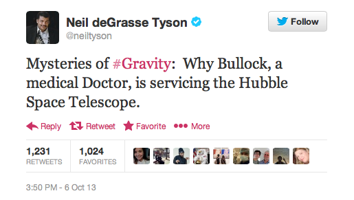 Astrophysicist Neil Degrasse Tyson Fact Checks Gravity