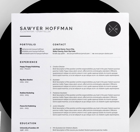 Creative resume styles