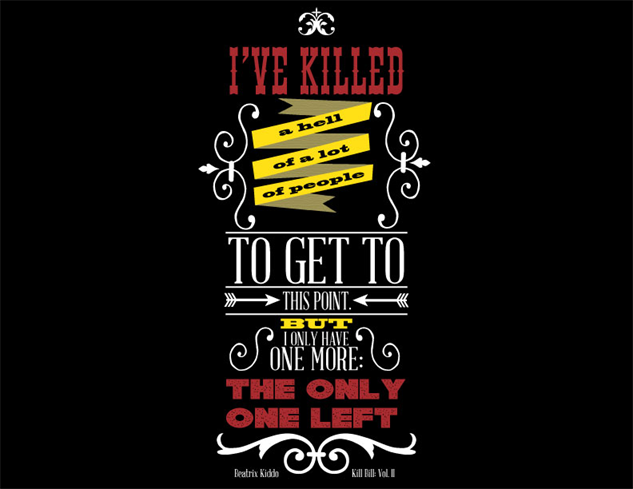 10 Quotes  from Tarantino  directed Films  Design 