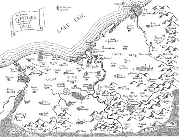 Tolkien Inspired Maps Give Modern Cities A Fantasy Face Lift Design   Maps4 