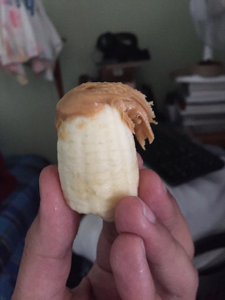 crackers with peanut butter trump