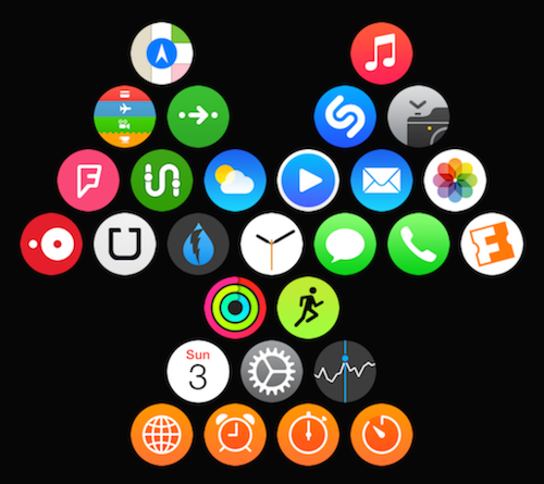 best apple watch home screen