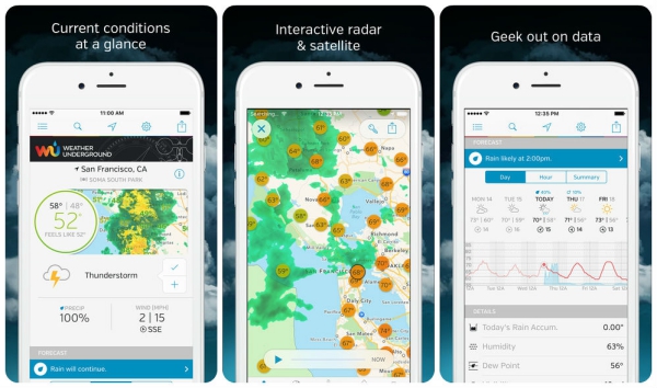 weather underground apps iphone